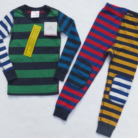 Hanna Andersson Other - Hanna Andersson 100 Boys Pajamas Long John Organic